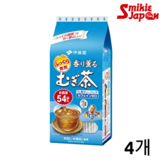 이토엔 향이 깊은 보리차 티백 일본직배송 티음료 관리 도움, 4개, 54개입, 7.5g