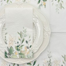 오릴리 파티 플라워 디자인 종이 냅킨 올리브 그린 3종, M 33cm 40매입, 2개