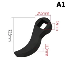 Bullhorn Pry Bar 어댑터 헤드 1/2인치 및 래칫용 각도 조절 가능 바 오픈 렌치(드 샤프트 분해 도구), 03 A1