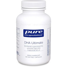 Pure Encapsulations DHA軟膠囊 無麩質, 1個, 120 件