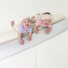 어멍맘 0.6cm 양면 미끄럼방지 유아 놀이방매트 러그매트 pvc매트, 베이지