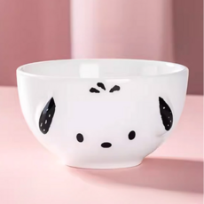 산리오 포차코 엠보싱 페이스 세라믹 공기, 단품, 1개