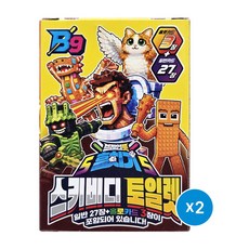 브라더유통 [카드케이스포함] 최신 이탈리안 브레인롯 스키비디토일렛 카드 30장 카드팩, 2개, 랜덤 1팩
