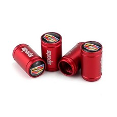 에스컬레이드 티뷰론 데빌 세빌 자동차 휠 타이어 에어 커버 밸브 캡 스템, 1. B-Red, 1개