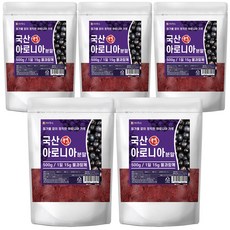 건강중심 국산 아로니아 분말 가루, 500g, 5개