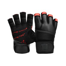 RDX 健身手套 防護重訓運動手套, 黑, 1套