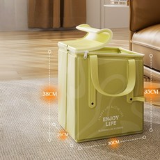 ClosArt가정용 접이식 습식 족욕기 족욕통 발족욕기 깊은 족욕대야 족욕바구니, 그린