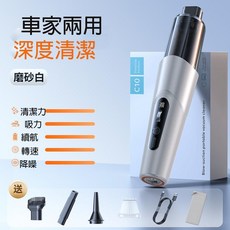 手持無線吸塵器, 磨砂白德國頂配雙無刷電機款100%除塵專, 磨砂白