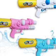 3000 컬러풀 손잡이 여름 물놀이 워터건 어린이 야외 놀이 물총 축제 파워, 1개, 3000 아이키드물총-화이트