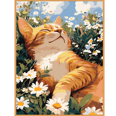 온메이드 DIY 명화그리기 그림그리기 세트 MD-220, 1개, 55 봄날의 휴식