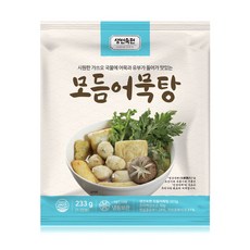 생선숙편 모듬 어묵탕+소스 포함, 233g, 4개