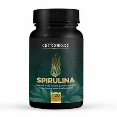 AMBROSIAL 스피룰리나 캡슐 당 500mg (1-120캡슐 팩), 1개