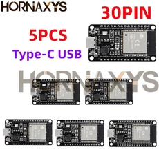 1-10PCS/ESP32 ESP32 개발 보드 WiFi + Bluetooth 초저전력 소비 듀얼 코어 32 유사 ESP8266, 01 TYPE-C CP2102 5PCS