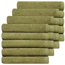 다주타올 데일리 호텔수건 30수 120g, 50개, 올리브그린