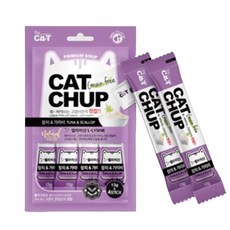 Cat Chup 韓國生產 無穀貓咪機能肉泥 貓咪零食, 鮪魚