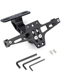 조정 오토바이 라이센스 번호판 브래킷 후방 방향 지시등 거치대 알루미늄 펜더 제거 키트, 1. A8