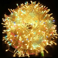 10M 크리스마스전구 트리전구 크리스마스 컬러 파티조명 100구 CWFMXCIF, 색상, 1개