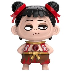 哪吒變臉玩具 魔童鬧海變臉玩具 按壓變臉 哪吒2變臉玩具 哪吒擺件 哪吒變臉鑰匙掛件 3D哪吒變臉掛件, 1個