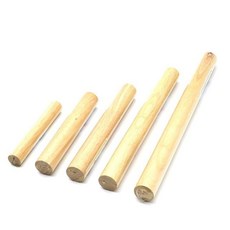 나무 밀대 반죽 만두 목밀대 홍두깨 방망이 중 40cm lov+691Az