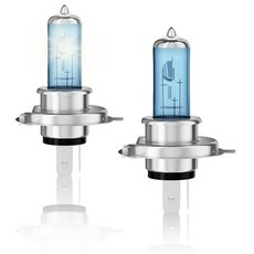 OKOENIEO H7 고성능 할로겐 헤드라이트 전구 화이트 헤드라이트 전구 표준 하이빔 또는 로우 빔 또는 안개등 12V 55W 5000K 1500루멘 차량용 헤드 전, 9003/H4