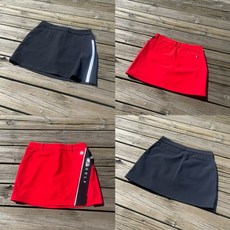 여성 여름 골프 테니스 스커트 신축성 좋은 미드웨스트 주름 치마바지 노출방지