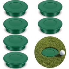 퍼시 에피 6개 골프 컵 커버 홀 퍼팅 그린 연습용 연습 보조 도구 플라스틱으로 정원 마당 뒷마당 게임 볼 야외 스포츠 활동에 사용됩니다