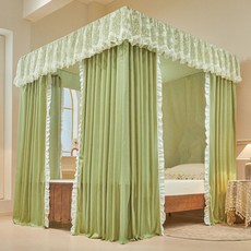 침대텐트 사각 난방텐트 암막 보온 기숙사 1인용