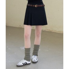 [국내매장정품] 드로우핏 DRAW FIT 우먼 DRAWFIT WOMEN 스티치 플리츠 미니 스커트 [BLACK] DFWMSK4101BK 140989