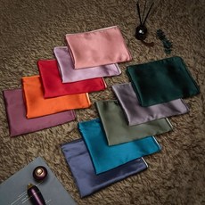 픽유아 실크원단 감성 파스텔 컬러 베개커버, T. 낱개 포장 색상 지정 필요 6A 등급 뽕나무 실크