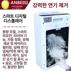 실내흡연 제연기 사무실 흡연실 흡연 연기, K16 강력 흡연 제거 5개 필터 + 리모컨 UV 살균, 기본 모델명/품번