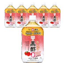 mizkan 味滋康 蘋果黑醋飲, 6個, 1L