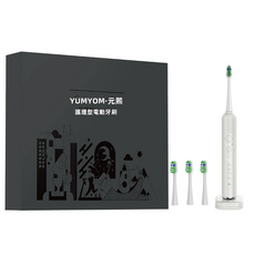 VANLUEE 電動牙刷 成人款磁懸浮 無線超聲波, 1個, 電動款, 白色（8999）