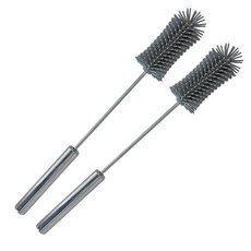 더홈스 반자동 회전 물병 세척솔 텀블러 브러쉬 병솔, 1개, 2개 세트