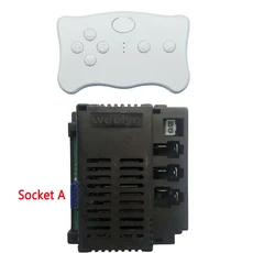 Weelye RX19 40A 전기 자동차 2.4G 원격 제어 송신기 부드러운 시작 기능이있는 장난감 수신기에 타기, 01 RX19 A full set, 한개옵션1