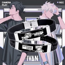 精選新品 時光代理人週邊手環程小時 陸光 喬苓 二次元動漫衕人立體卡胸針