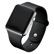 2024 패션 스포츠 디지털 시계 여성 광장 LED 실리콘 벨트 전자 Montre Femme
