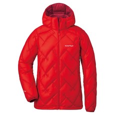 【mont-bell】女 LT ALPINE 800FP羽絨連帽外套 白灰/黑/鮮紅 NO.1101607