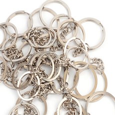 더가 체인 링고리 납작형 소품 연결고리, 25mm