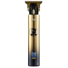Kroaya USB 충전 그라데이션 빈티지 이발기, HC-228(골드)