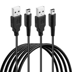 YYWEUS 2팩 3DS 2DS/ 코드 충전 닌텐도 3DS/ 전원 XL/뉴 XL/ 2DS DSi/ 2DS/뉴 DSI XL용 케이블