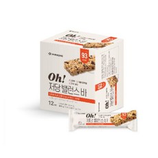 아워홈 저당 밸런스바, 2개, 324g