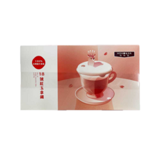 HOHOCHA 喝喝茶 台灣18號紅玉紅茶拿鐵茶包 (5入) - 醇厚奶香，冷熱皆宜，隨時享受道地台灣風味, 20g, 1個, 5個裝