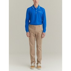 고스피어 MAN TWO TONE COLLAR LONG SLEEVE POLO SHIRT PM2FLT06