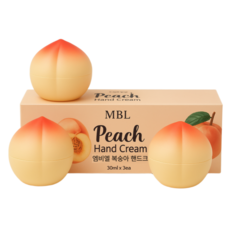 MBL 복숭아 피치 핸드크림 3P, 1개