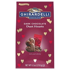 GHIRARDELLI 鷹牌 黑巧克力二重心, 1個, 174.6克
