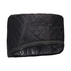 헤어 케어 염색 오일 베이킹을 위한 히트 캡 휴대용 딥 컨디셔닝 캡, 검은색, 23cmx23cmx17cm, 옷감