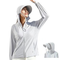 Modern Fashion 남녀공용 비치웨어 쿨링 자켓 커플룩 후드 집업 E10