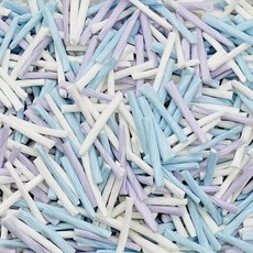 懶懶喵 無塵紙粒倉鼠墊料 紙條紙繩 小動物墊料 吸水除臭紙粒 倉鼠紙墊料, 1個, 霧漫深林, 450g