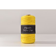 2.5mm 소프트 폴리에스터 텍스쳐 코드 300g 뜨개실 네트백 부드러운 코바늘실 마크라메 재료, 31. Yellow