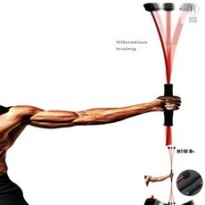 몸매관리 등근육운동 휴대용 분리형 진동 플렉시바 코어운동 탄력봉 스트레칭 이동 편리한 바, 분리형 플렉시바(레드)